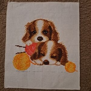 Cocker Spaniel Crosstitching